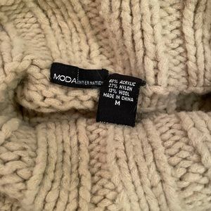 Moda chunky knit sweater